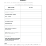 Marriage Certificate Format – Fill Online, Printable Inside Certificate Of Disposal Template