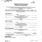 Marriage Certificate Guatemala intended for Marriage Certificate Translation Template