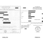 Marriage Certificate Translation Sample – Richard Gliech Regarding Marriage Certificate Translation Template