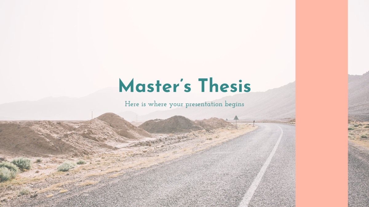 Master's Thesis Theme For Google Slides And Powerpoint With Powerpoint ...