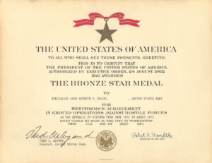 Medals in Army Good Conduct Medal Certificate Template