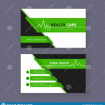 Medical Business Card Or Visiting Card. Stock Illustration Throughout Medical Business Cards Templates Free