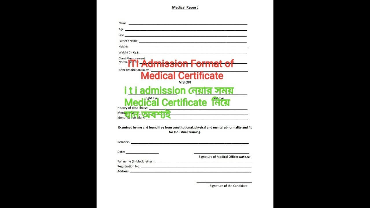 Medical Format Certificate – Papele.alimentacionsegura With Free Fake Medical Certificate Template