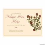 Memorial Cards For Funeral Template Printable – Printabler Throughout Remembrance Cards Template Free