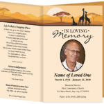 Memorial Program Templates | Funeral Program Templates Within Memorial Card Template Word