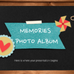 Memories Photo Album Google Slides Theme And Powerpoint Template Intended For Powerpoint Photo Album Template