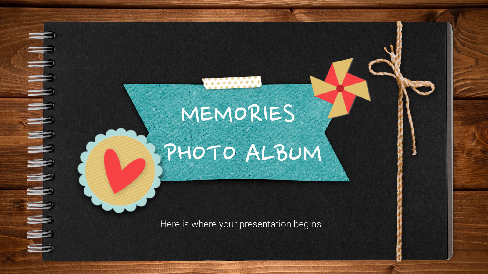 Memories Photo Album Google Slides Theme And Powerpoint Template Intended For Powerpoint Photo Album Template
