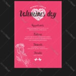 Menu Template For Valentine Day Dinner Inside Frequent Diner Card Template
