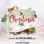 Merry Christmas Free Psd Flyer Template | Freebiedesign Throughout Christmas Brochure Templates Free