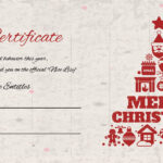 Merry Christmas Gift Certificate In Merry Christmas Gift Certificate Templates
