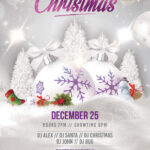 Merry Christmas & Holiday Free Psd Flyer Template – Stockpsd For Christmas Brochure Templates Free