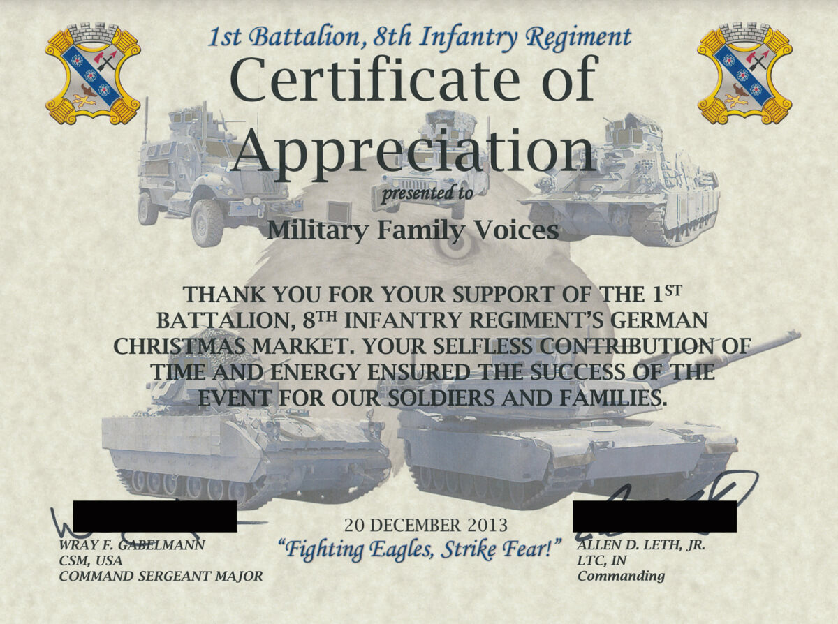 Military Certificate Of Appreciation Template ] – Army In Army Certificate Of Appreciation Template