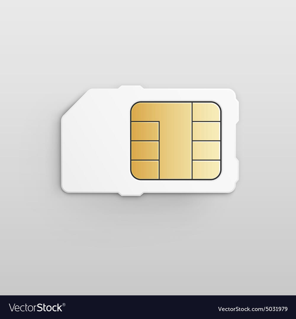 Mobile Cellular Phone Sim Card Chip Within Sim Card Template Pdf