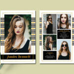 Model Comp Card Templateultimatetemplate On Dribbble Intended For Comp Card Template Download