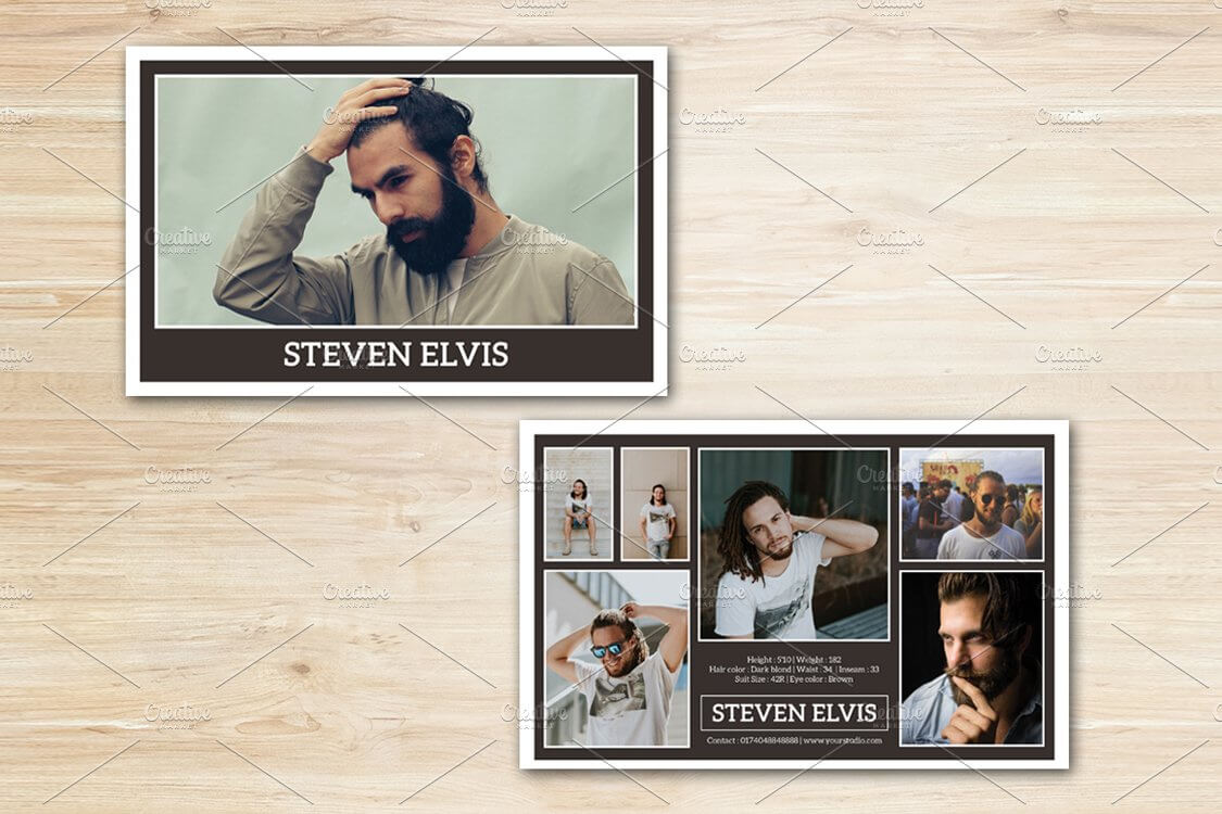 Model Comp Card – V924 – Sistec Within Free Comp Card Template