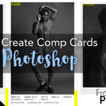 Model Comp Card With Adobe Photoshop + Free Template For Download Comp Card Template