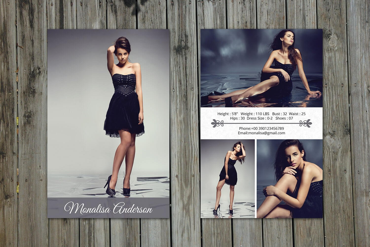 Modeling Comp Card Template – Sistec With Comp Card Template Psd