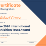 Modern Certificate Of Recognition Template Pertaining To Template For Certificate Of Award