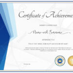 Modern Certificate Template For Achievement, Appreciation, Participation.. Pertaining To Certification Of Participation Free Template