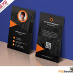 Modern Corporate Business Card Template Free Psd Within Template Name Card Psd