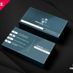 Modern Corporate Business Card Template | Psddaddy In Iphone Business Card Template