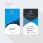 Modern Creative And Clean Two Sided Business Card Template. Flat.. Inside Double Sided Business Card Template Illustrator