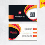 Modern Professional Business Card – Free Download | Arenareviews Regarding Professional Business Card Templates Free Download