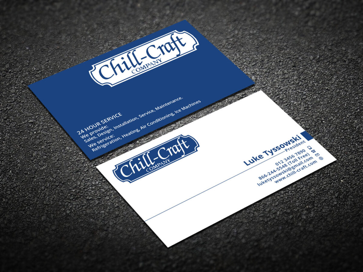 Hvac Business Card Template Sample Professional Templates