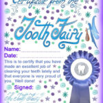 Modern Tooth Fairy Certificates | Rooftop Post Printables Throughout Free Tooth Fairy Certificate Template