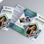 Modern Tri Fold Brochure Design Psd – Uxfree Regarding 3 Fold Brochure Template Psd
