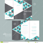 Modern Tri Fold Brochure Template Design Stock Vector Regarding Free Illustrator Brochure Templates Download