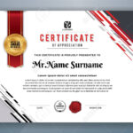 Multipurpose Modern Professional Certificate Template Design.. For Professional Award Certificate Template