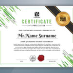 Multipurpose Modern Professional Certificate Template Intended For Boot Camp Certificate Template