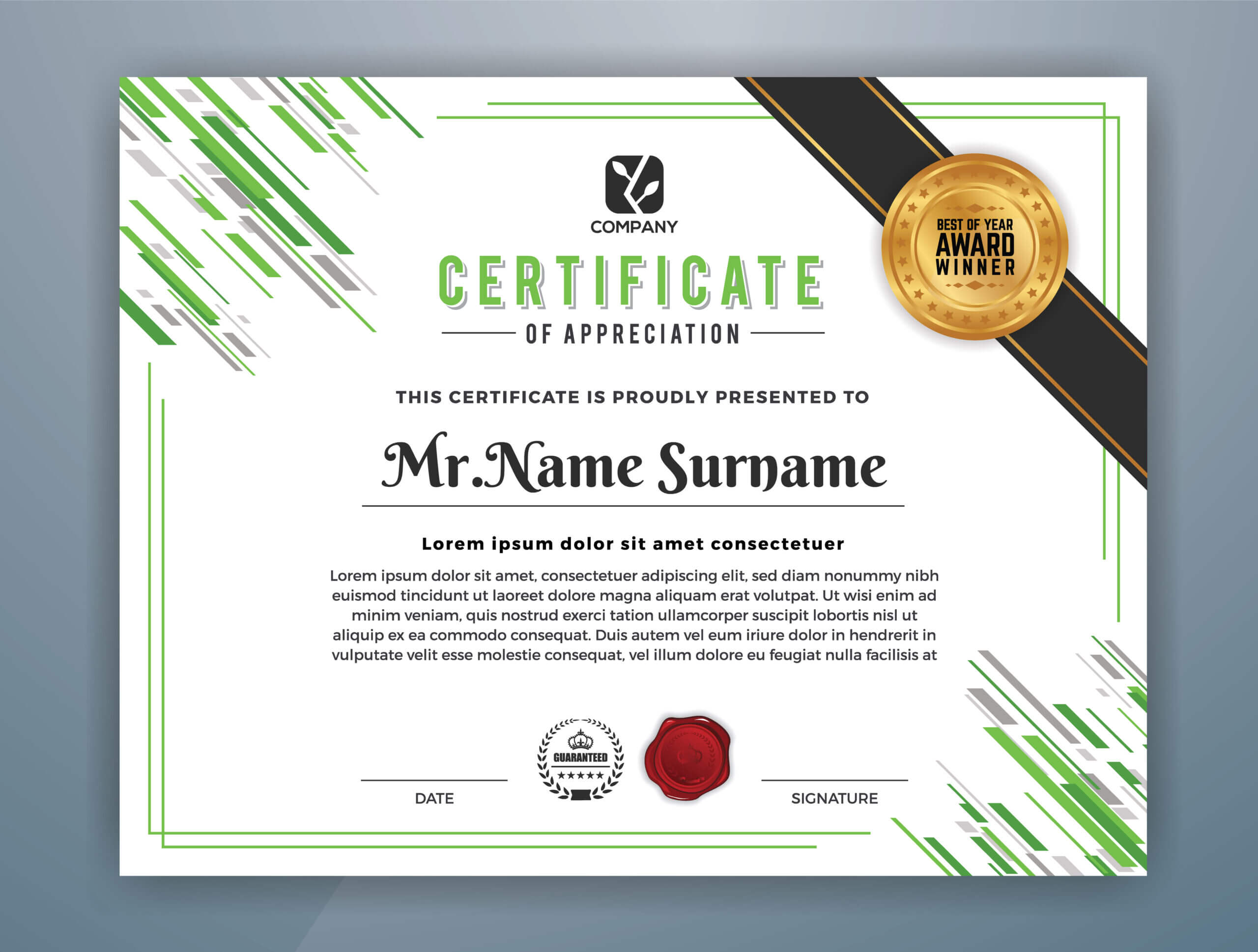 Multipurpose Modern Professional Certificate Template Intended For Boot Camp Certificate Template