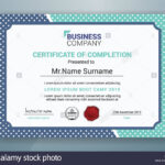 Multipurpose Professional Certificate Template Design For With Boot Camp Certificate Template