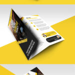 Multipurpose Trifold Business Brochure Free Psd Template Throughout Free Tri Fold Business Brochure Templates