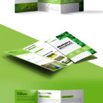 Nature Tri Fold Brochure Template Free Psd | Psdfreebies Pertaining To 3 Fold Brochure Template Free