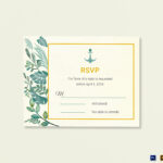Nautical Wedding Rsvp Card Template In Template For Rsvp Cards For Wedding