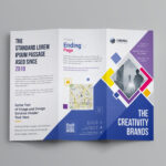 Neptune Professional Corporate Tri Fold Brochure Template 001207 With Regard To Professional Brochure Design Templates