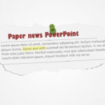 Newspaper Clipping Powerpoint Shapes Regarding Newspaper Template For Powerpoint