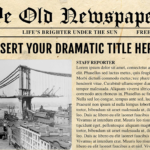 Newspaper Template For Powerpoint – Vsual Regarding Newspaper Template For Powerpoint
