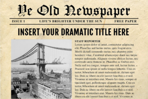 Newspaper Template For Powerpoint - Vsual regarding Newspaper Template For Powerpoint