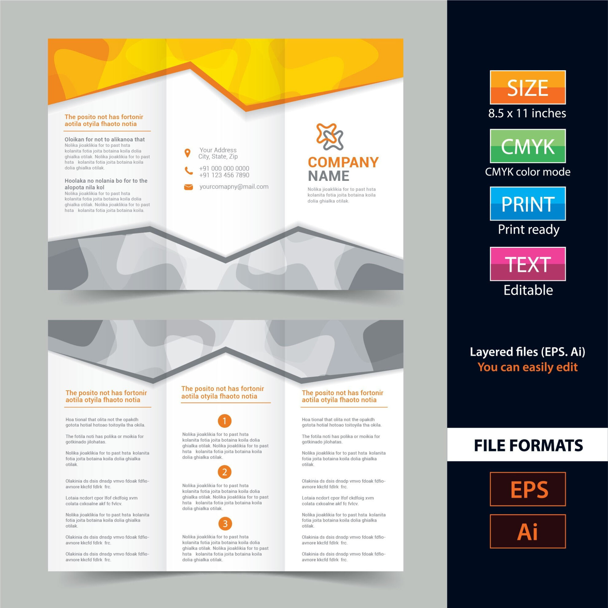 Ngo Brochure Templates - Sample Professional Templates