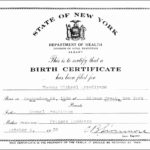 Official Blank Birth Certificate For A Birth Certificate With Official Birth Certificate Template