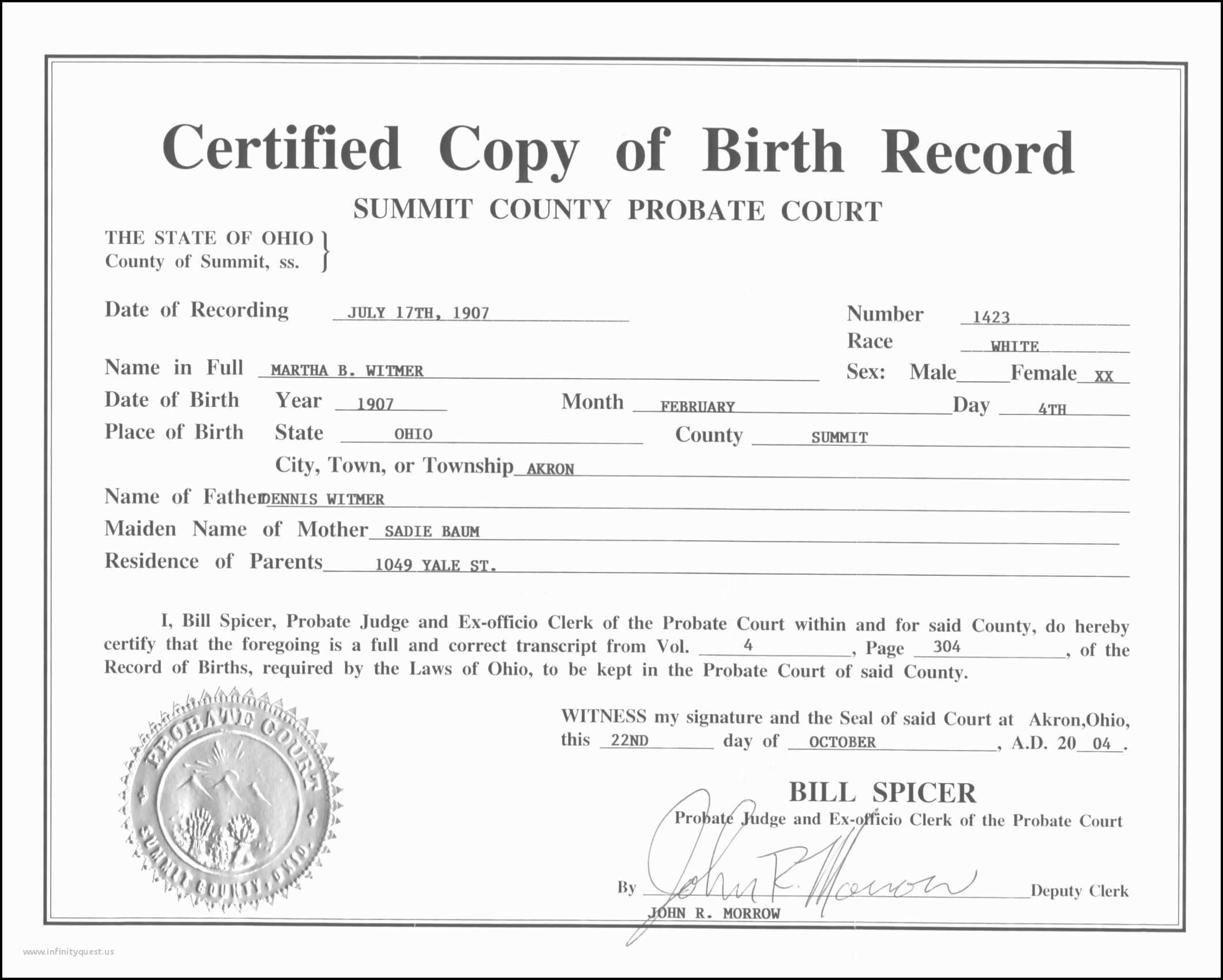 Official Blank Birth Certificate Template – Tomope.zaribanks.co With Baby Death Certificate Template