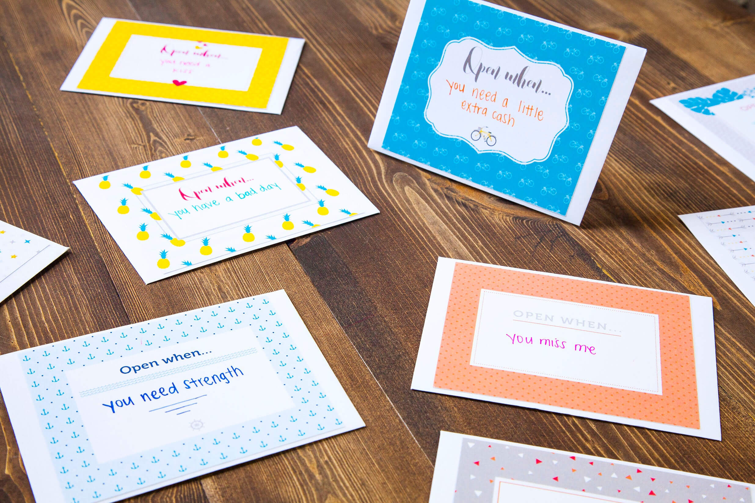 Open When Letters: 280 Ideas + Printables – Shari's Berries Blog In 52 Reasons Why I Love You Cards Templates Free