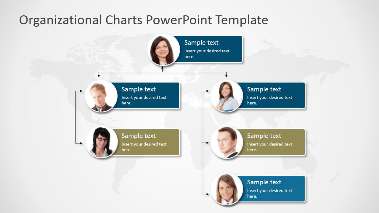 Organizational Charts Powerpoint Template - Slidemodel Inside Microsoft Powerpoint Org Chart Template