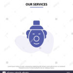 Our Services Joker, Clown, Circus Solid Glyph Icon Web Card Intended For Joker Card Template