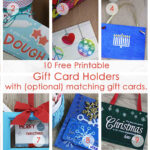 Over 50 Printable Gift Card Holders For The Holidays | Gcg Pertaining To Homemade Christmas Gift Certificates Templates