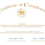 Overcoming Stress Certificate Template – Kundalini Yoga U Throughout Life Membership Certificate Templates